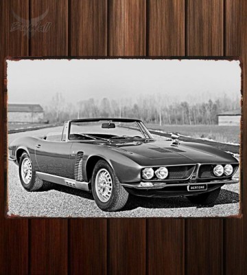 Металлическая табличка Iso Grifo Spider